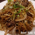 Beef Stir-Fried (Yaki) Udon or Soba