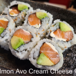 Salmon Avo Cream Cheese Roll (6pc) 🅖