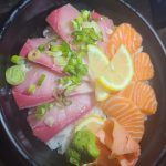Hamachi Salmon Donburi (8pc)