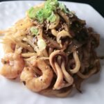 Seafood Stir-Fried (Yaki) Udon or Soba